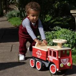 Vilac Wooden Firetruck Ride On