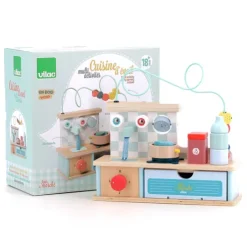 Vilac Wooden Multi Activity Learning Kitchen