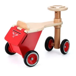 Vilac Wooden Postman Ride On Tricycle