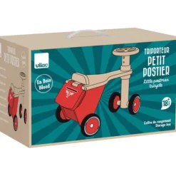 Vilac Wooden Postman Ride On Tricycle