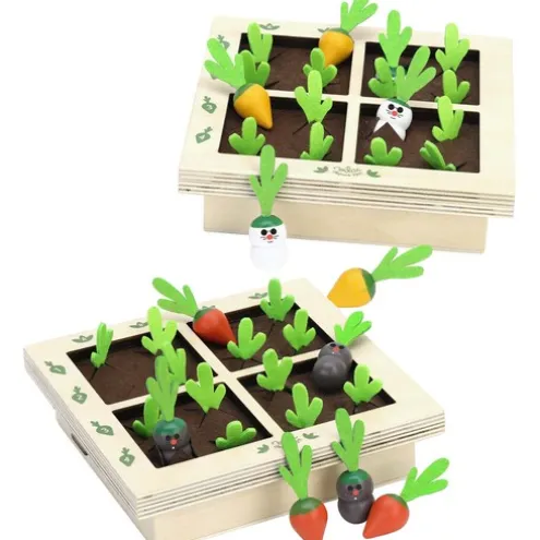 Vilac Wooden Vegetable Gardeners Battleship Game