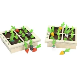 Vilac Wooden Vegetable Gardeners Battleship Game