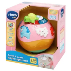 VTech Baby Crawl & Learn Bright Lights Ball Pink