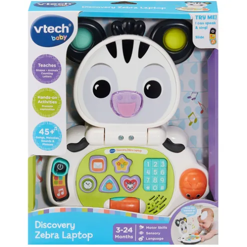 VTech Baby Discovery Zebra Laptop Learning Toy