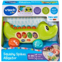 VTech Baby Squishy Spikes Alligator Learning Toy