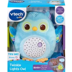 VTech Baby Twinkle Lights Owl Interactive Soft Toy