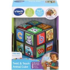 VTech Baby Twist and Teach Animal Cube