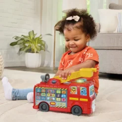 VTech Rescue Buddies Fire Engine Musical Truck