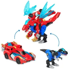 VTech Switch & Go Dinos Armour Up Dragon T-Rex Playset