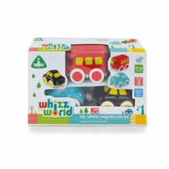 Whizz World City Vehicle Magnetic Trio Set