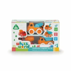 Whizz World Construction Vehicle Magnetic Trio Set
