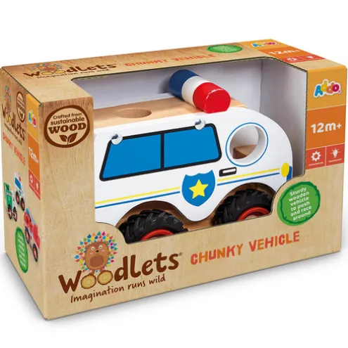 Woodlets Chunky Vehicles (Styles Vary)