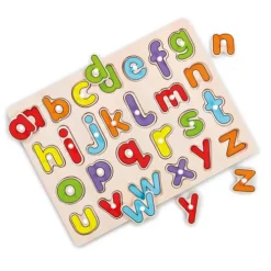 Woodlets Lift and Look Alphabet 26 Piece Peg Puzzle