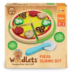 Woodlets Pizza Slicing Set