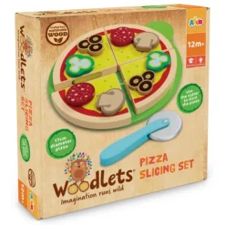 Woodlets Pizza Slicing Set