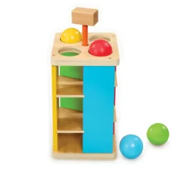 Woodlets Pound and Roll Tower Activity Toy