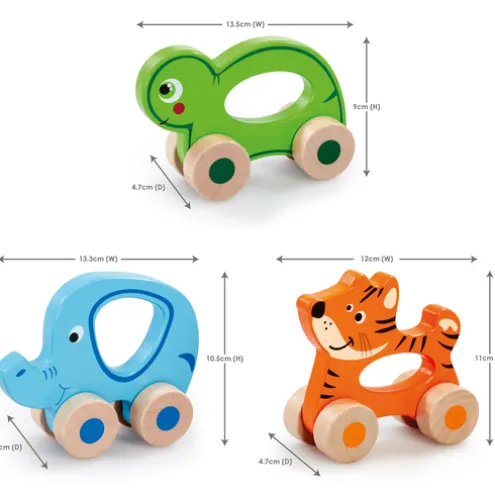 Woodlets Roll Along Animals (Styles Vary)