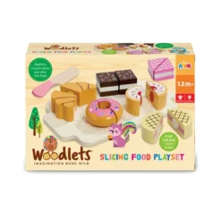 Woodlets Slicing Food Sweet Treats Playset