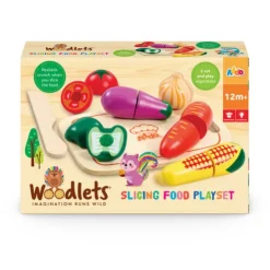 Woodlets Slicing Food Vegetables Playset