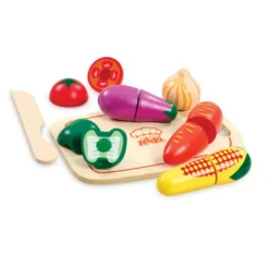 Woodlets Slicing Food Vegetables Playset