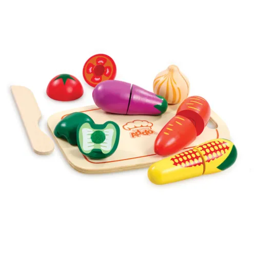 Woodlets Slicing Food Vegetables Playset