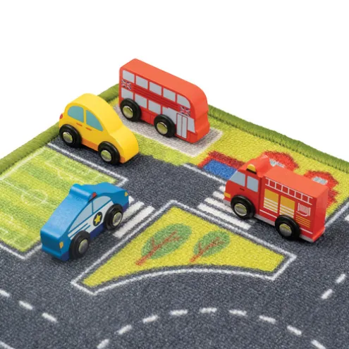 Woodlets Travel Playmat and Vehicles