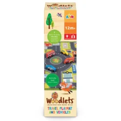 Woodlets Travel Playmat and Vehicles