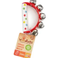 Woodlets Wooden Jingle Jangle Bells Musical Instrument
