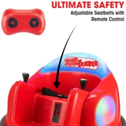 Xootz Bumper Car Electric Ride On Red