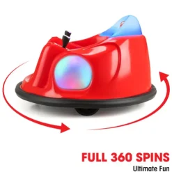 Xootz Bumper Car Electric Ride On Red
