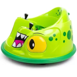 Xootz Dinosaur Bumper Car Electric Ride On Green