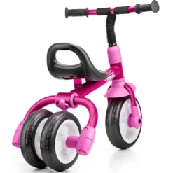 Xootz 10 Inch Switch Rider 5in1 Foldable Trike Pink