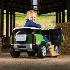 Xootz Land Rover Defender Car Electric Ride On Green