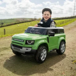 Xootz Land Rover Defender Car Electric Ride On Green