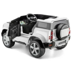 Xootz Land Rover Defender Car Electric Ride On White