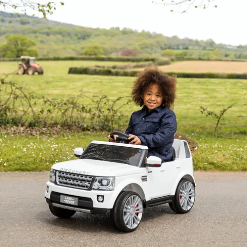 Xootz Land Rover Discovery Car Electric Ride On White