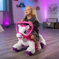 Xootz Magical Unicorn Electric Ride On White