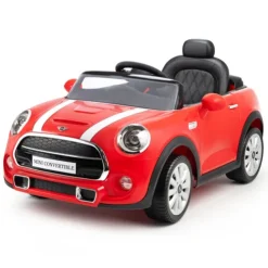 Xootz Mini Cooper Convertible Car Electric Ride On Red