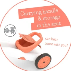 Chillafish Bunzi 2-in-1 Balance Bike Trike Flamingo