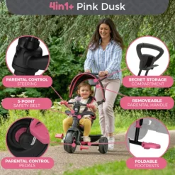 TP Zoomee 4-in-1 Deluxe Trike Pink