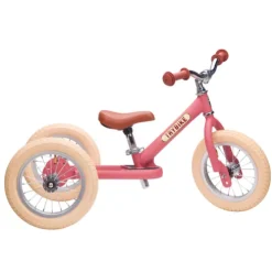 Trybike 12 Inch 2-in-1 Trike Balance Bike Pink