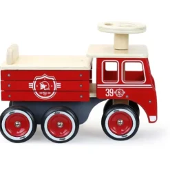 Vilac Wooden Firetruck Ride On