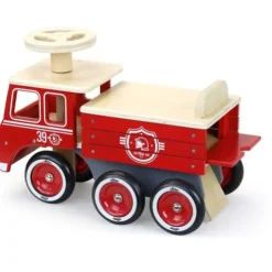Vilac Wooden Firetruck Ride On